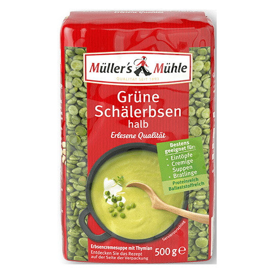 Müllers Mühle Grüne Schälerbsen 500g