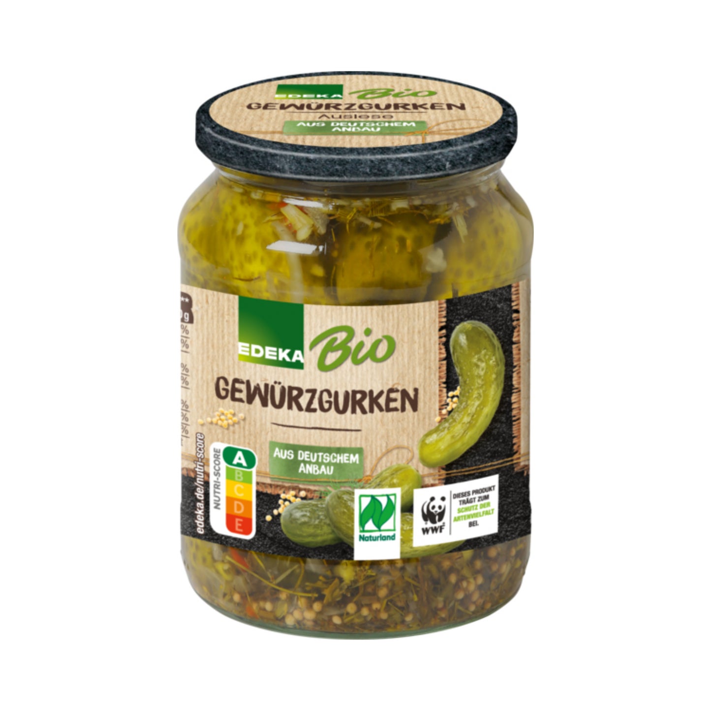 Bio EDEKA Gewürzgurken 670g