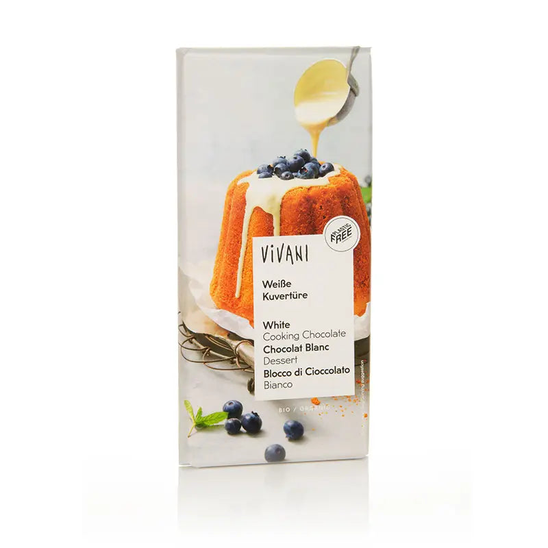 Bio Vivani Kuvertüre weiß 200g