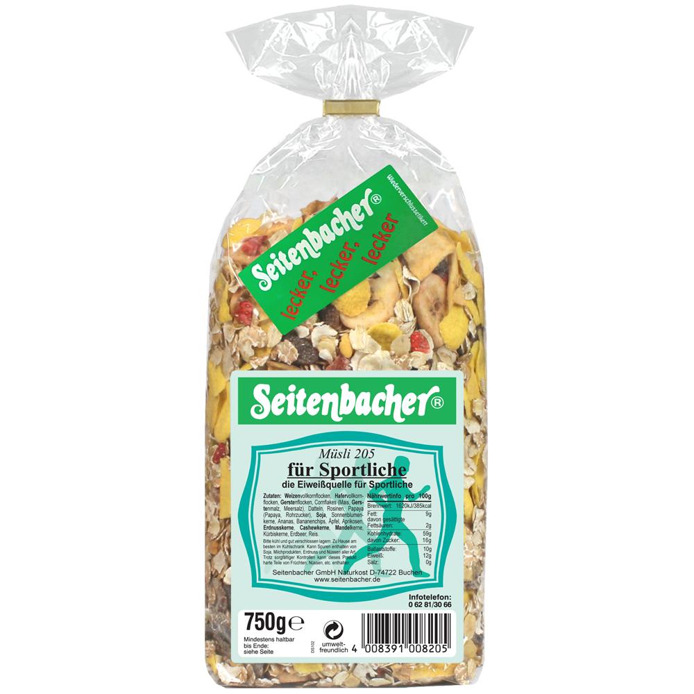 Seitenbacher Müsli für Sportliche 750g