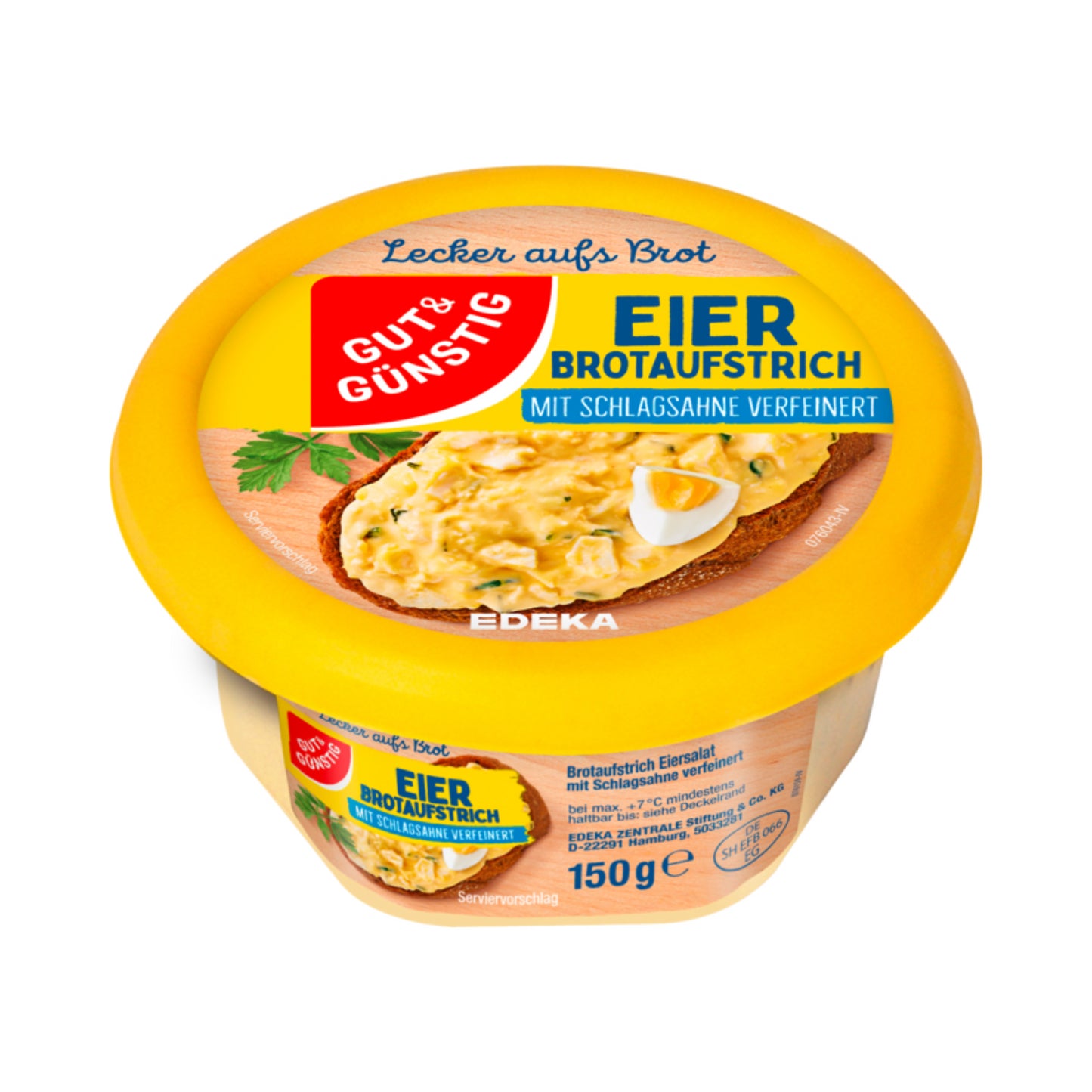GUT&GÜNSTIG Brotaufstrich Ei Schnittlauch 150g