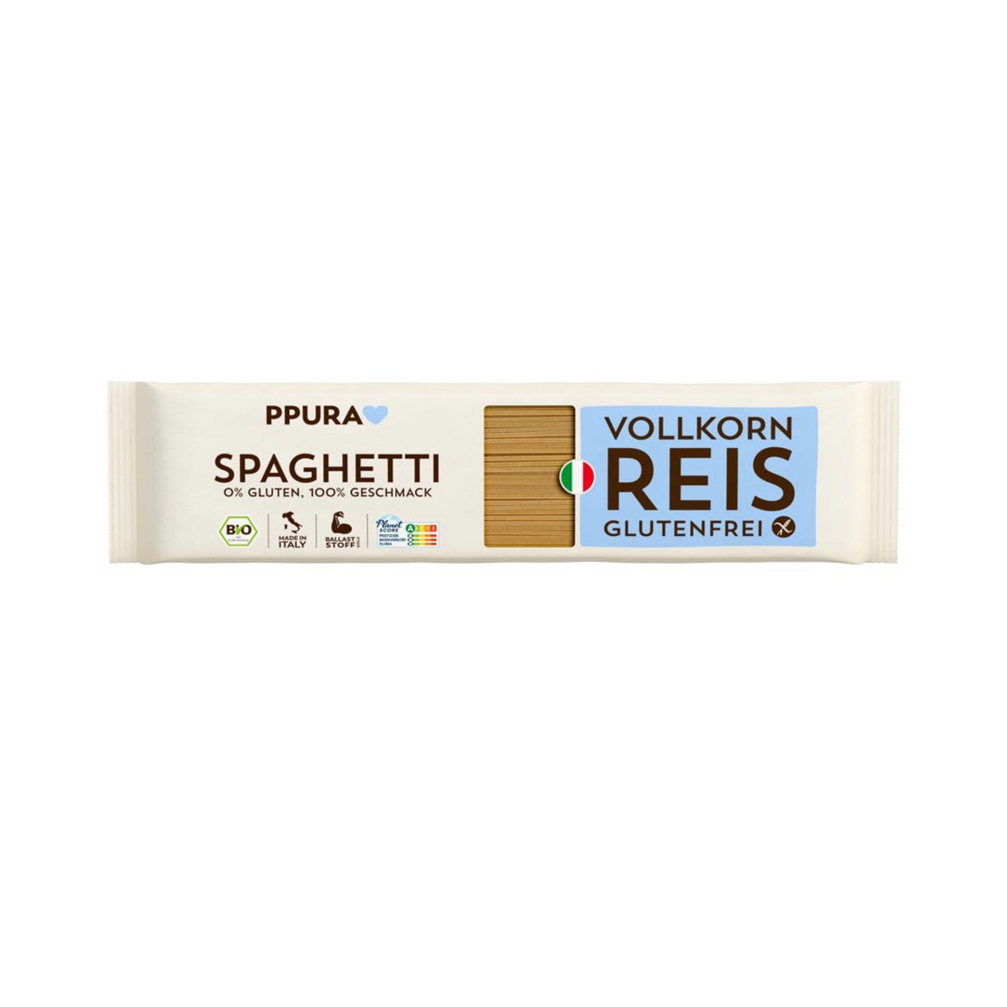 Bio Ppura Spaghetti aus Vollkornreis glutenfrei 400g