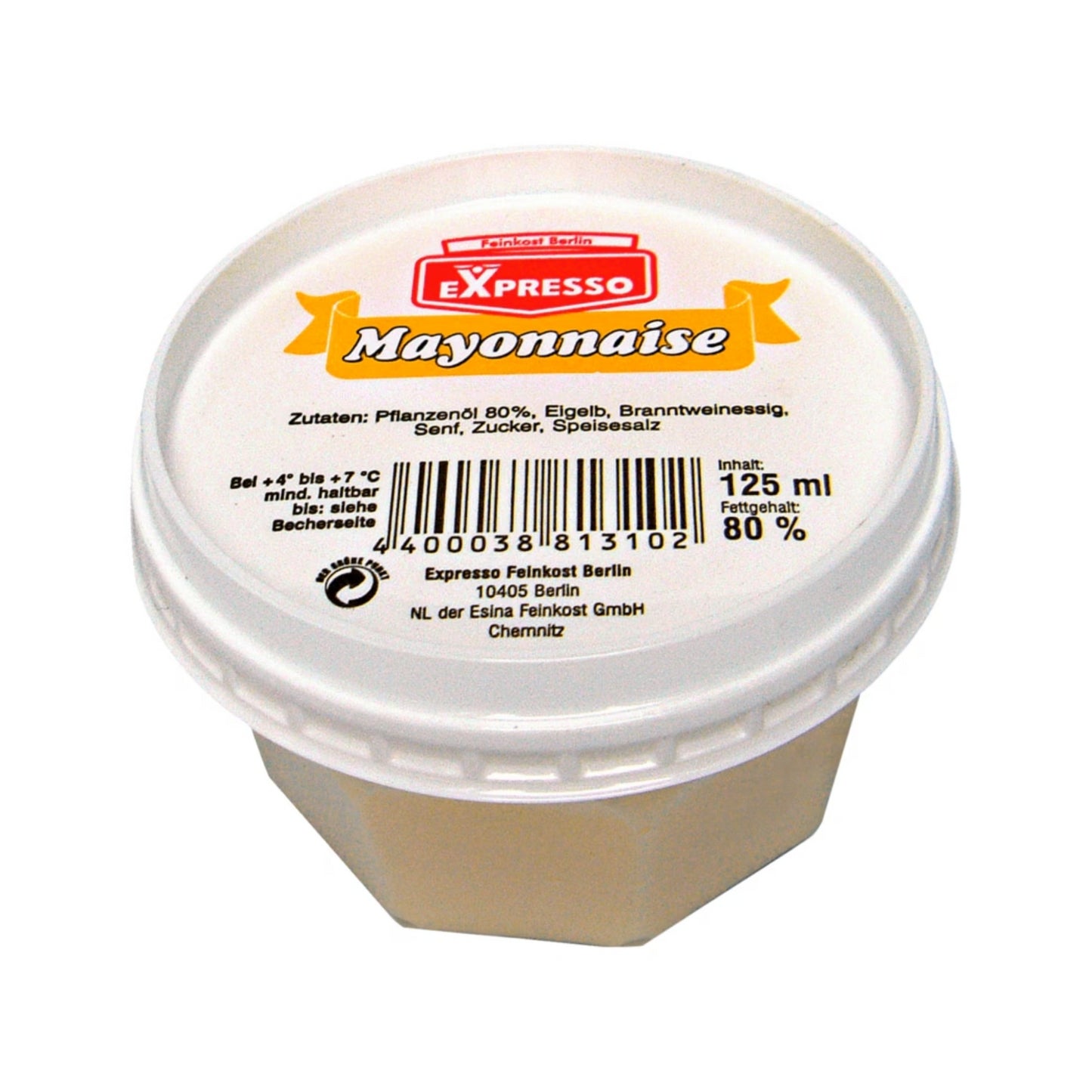 Expresso Mayonnaise 80% 125ml