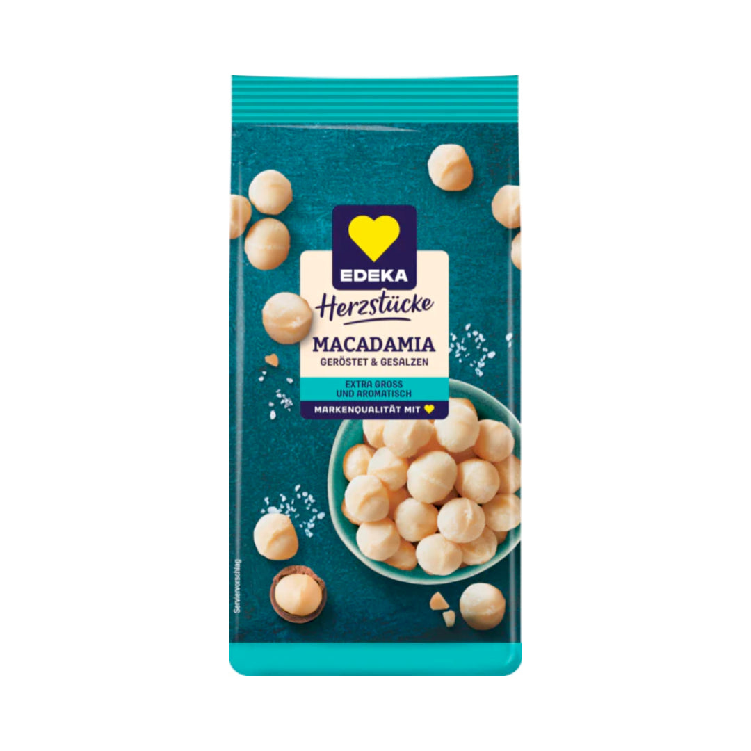 EDEKA Herzstücke Macadamias geröstet gesalzen 125g
