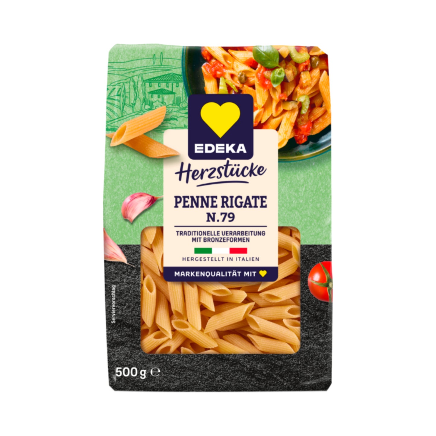 EDEKA Herzstücke Penne Rigate 500g