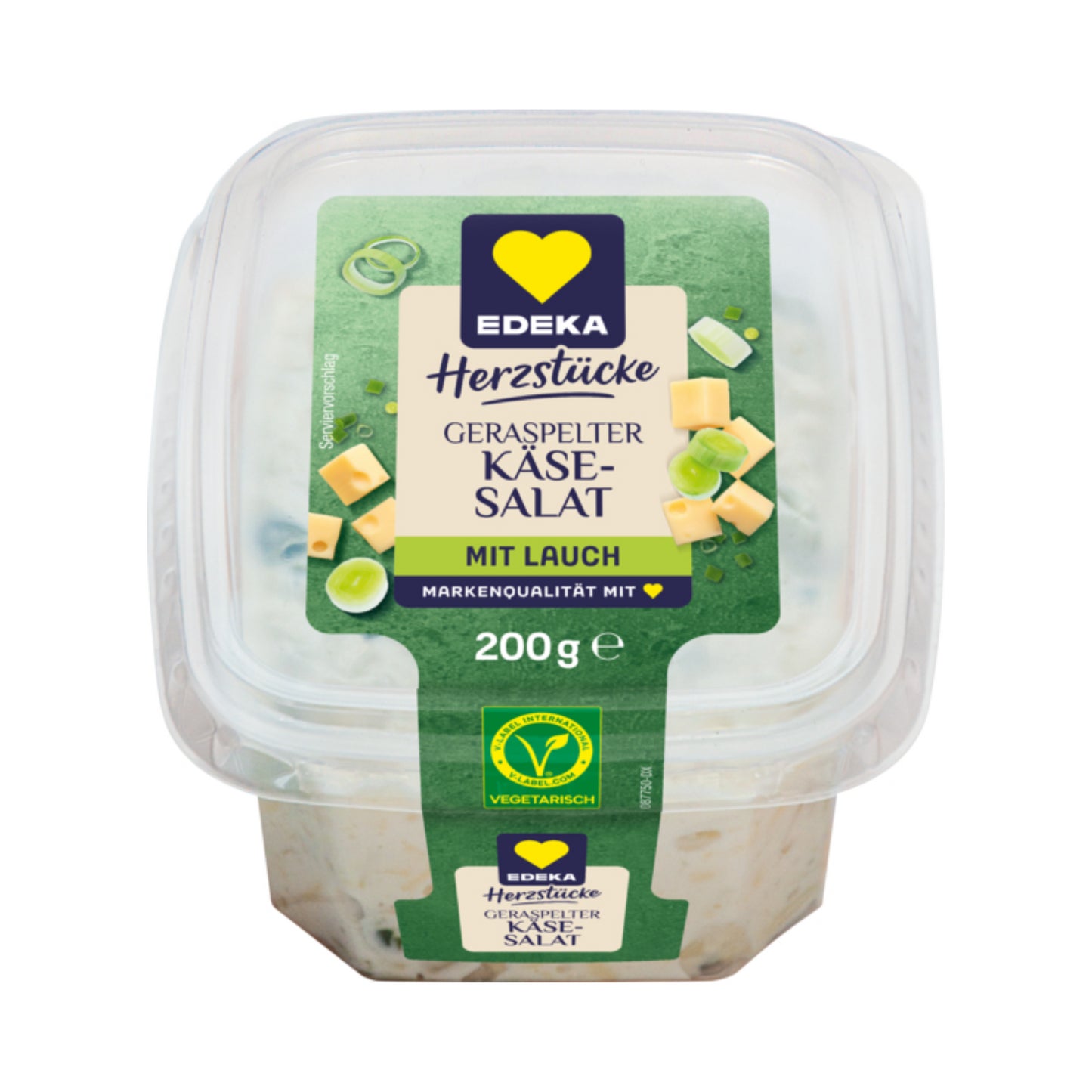 EDEKA Herzstücke Käseraspelsalat mit Lauch 200g