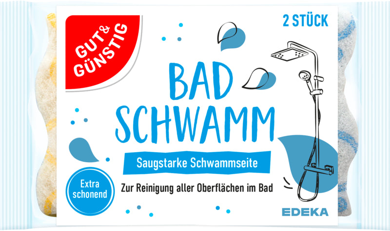 GUT&GÜNSTIG Badschwamm 2ST
