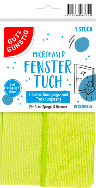 GUT&GÜNSTIG Fenstertuch Microfaser