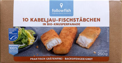 MSC Followfish Kabeljaufischstäbchen 250g