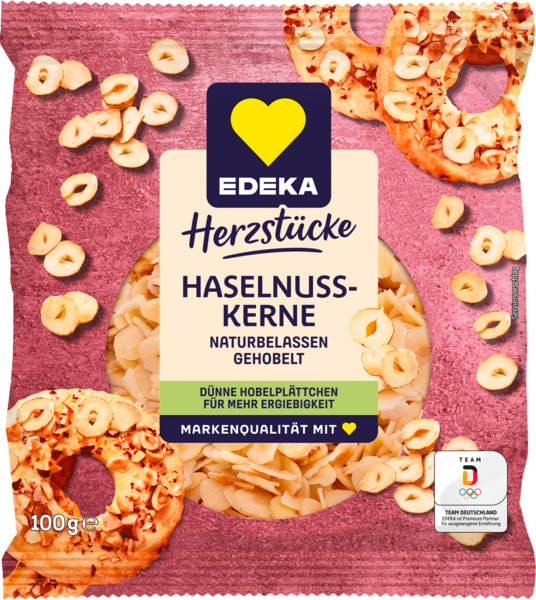 EDEKA Herzstücke Haselnusskerne gehobelt 100g