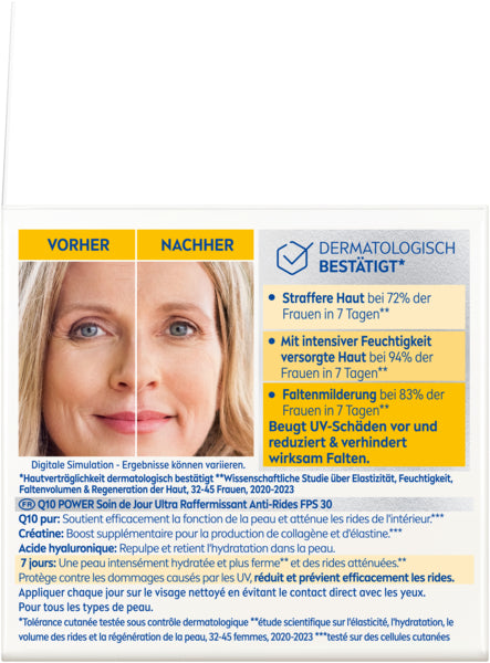 Nivea Q10 Anti-Falten Power Straffende Tagespflege LSF30 50ml