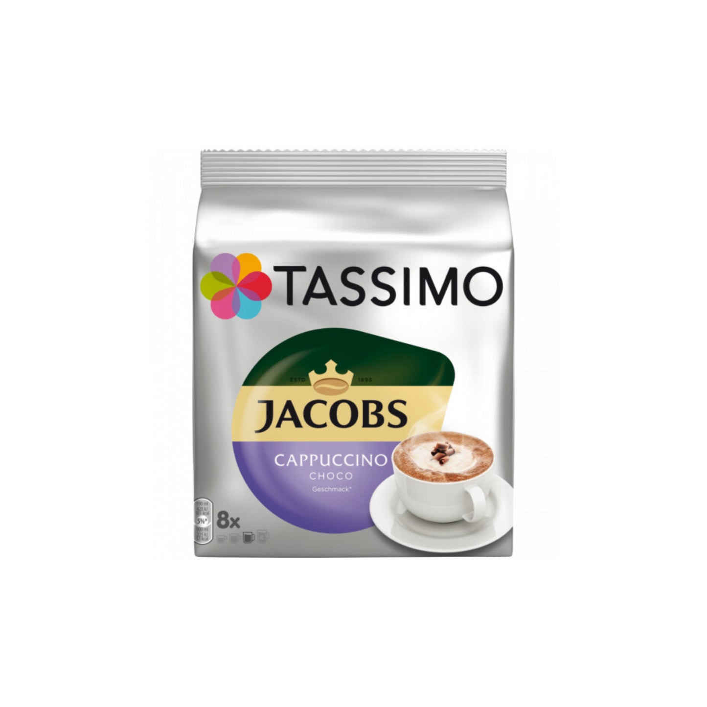 Tassimo Jacobs Kapseln Cappuccino Choco 8ST 208g