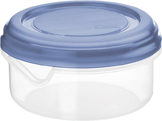 Rotho Kühlschrankdose Rondo flach horizon blue 0,4l
