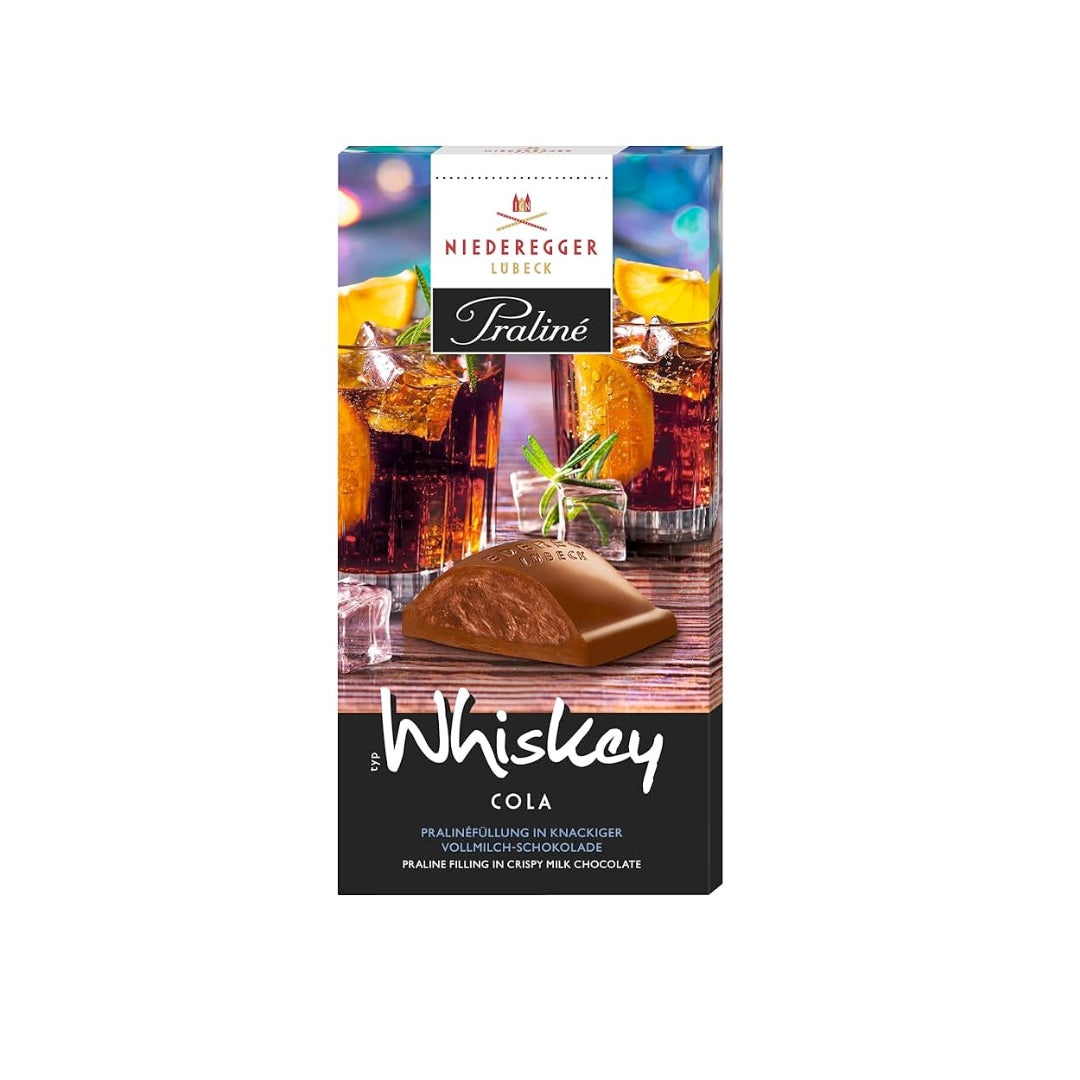 Niederegger Praline Tafel Whiskey Cola 100g