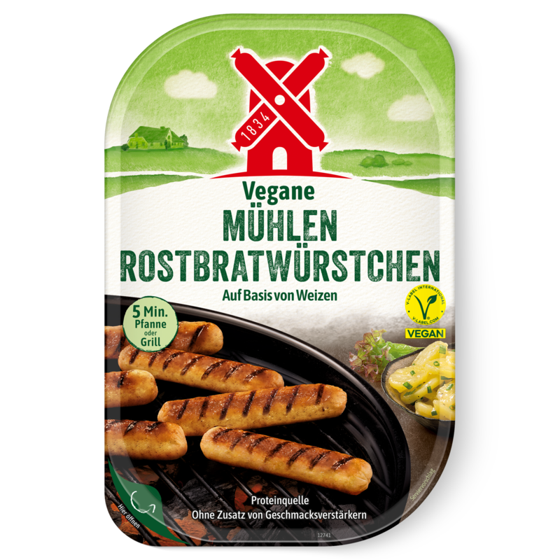 Mühlen Vegane Rostbratwürstchen 180g