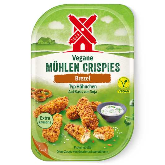 Rügenwalder vegane Mühlen Crispies Brezel 180g