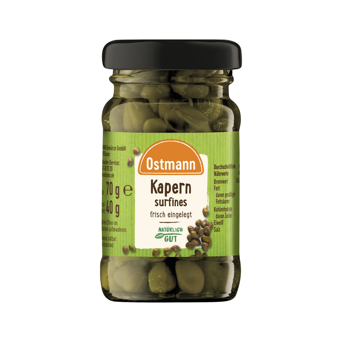 Ostmann Kapern in Lake eingelegt 70g