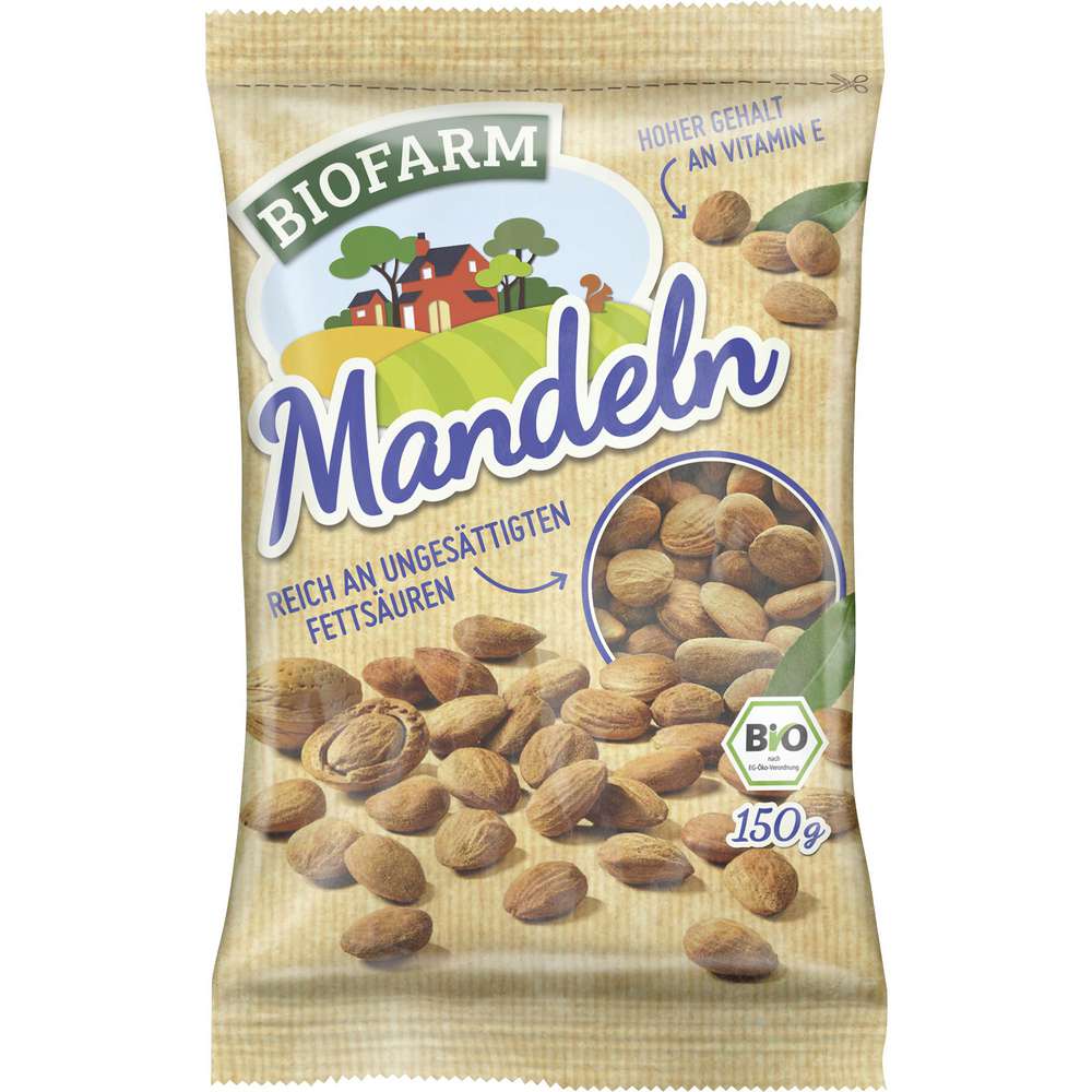 Biofarm Mandeln braun 150g