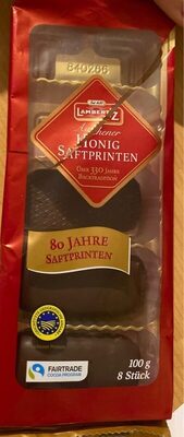 Lambertz Honig Saftprinten zartbitter Premium (Aachener Printen) 100g