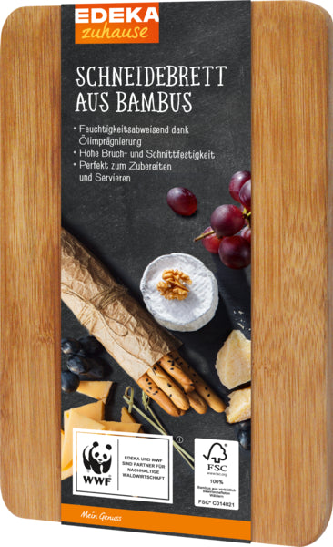 EDEKA zuhause Brett Bambus klein