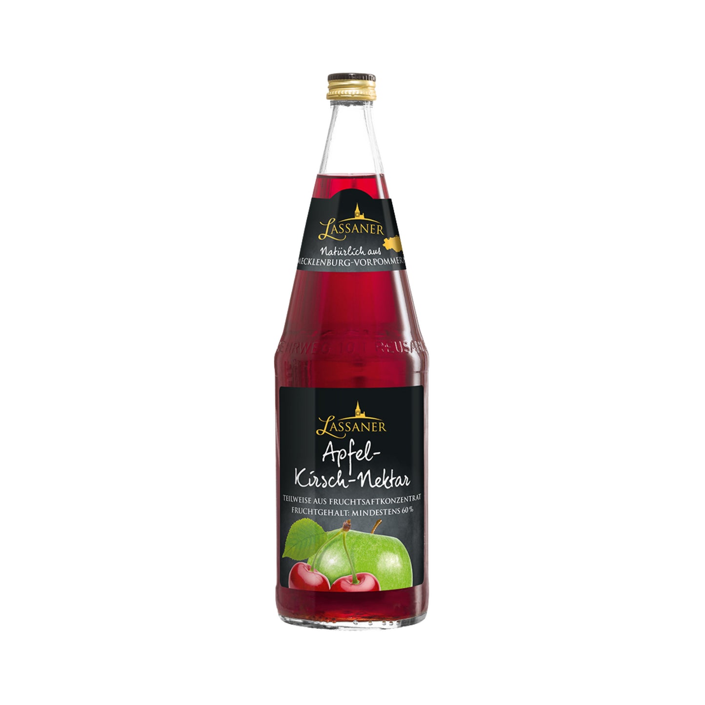 Lassaner Nektar Apfel-Kirsch 1l MW