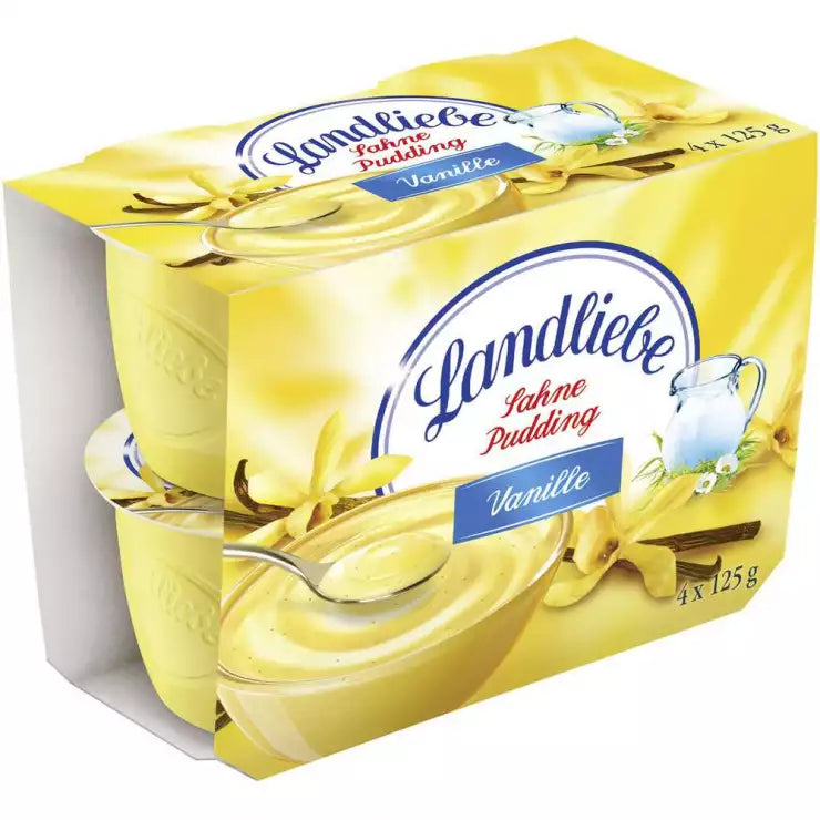 Landliebe Sahnepudding Vanille 4x125g