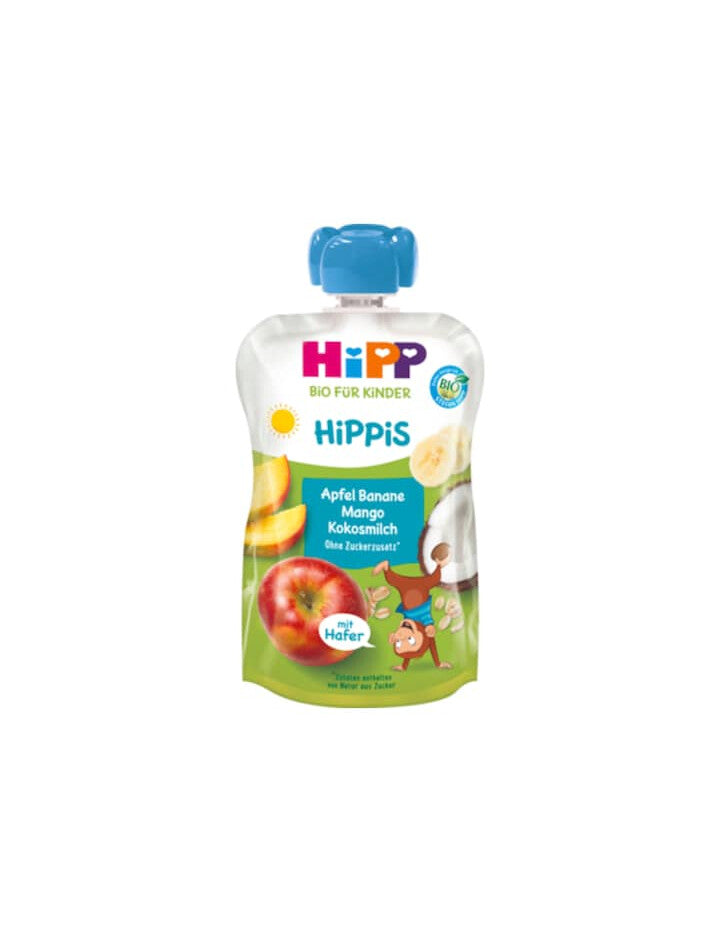 Bio Hipp Hippis Apfel Banane Mango Kokosmilch ab 1+ 100g