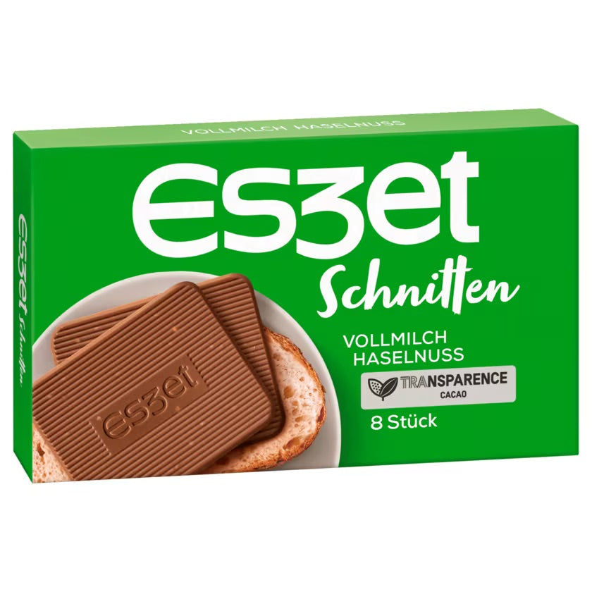 Eszet Schnitten Vollmilch Haselnuss 75g