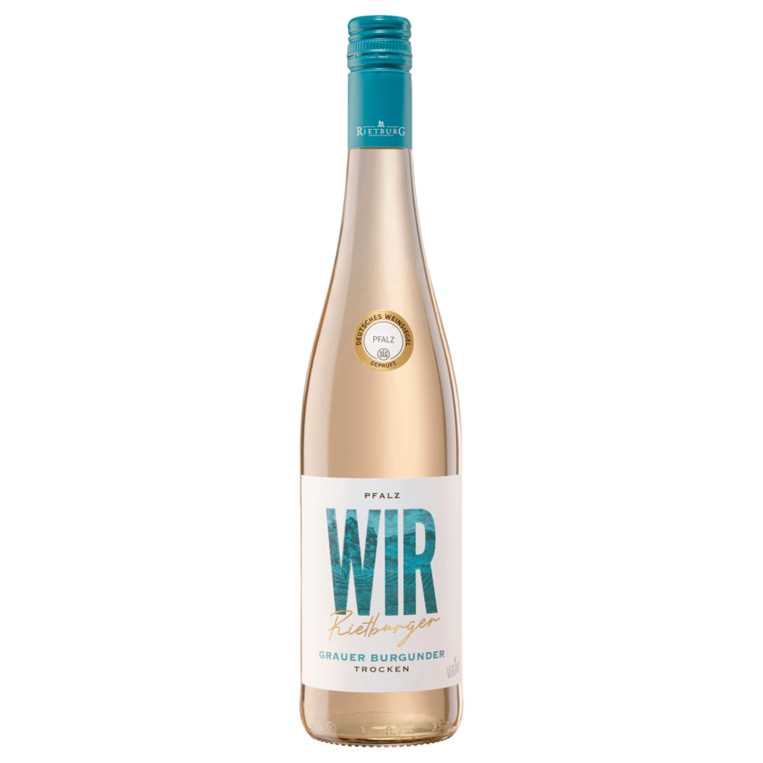 Wir Rietburger Pfalz Grauer Burgunder QbA trocken 0,75l