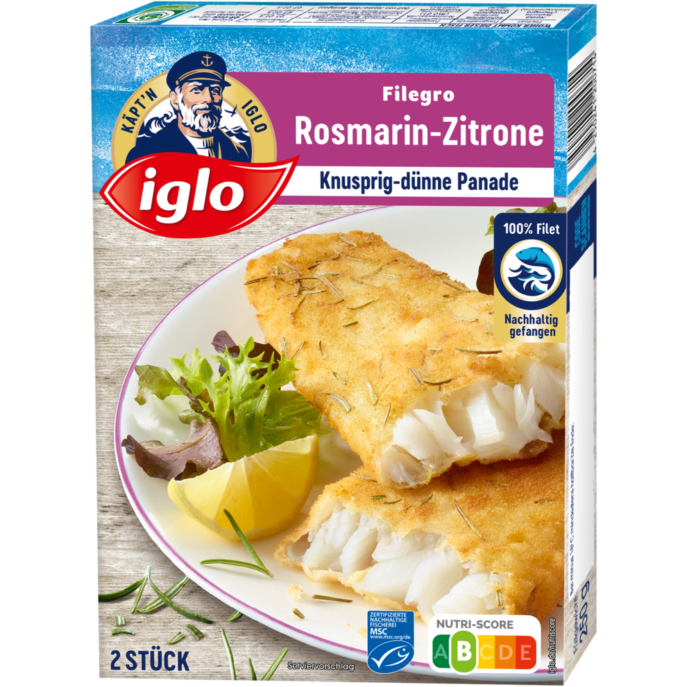 MSC Iglo Filegro Rosmarin Zitrone 250g