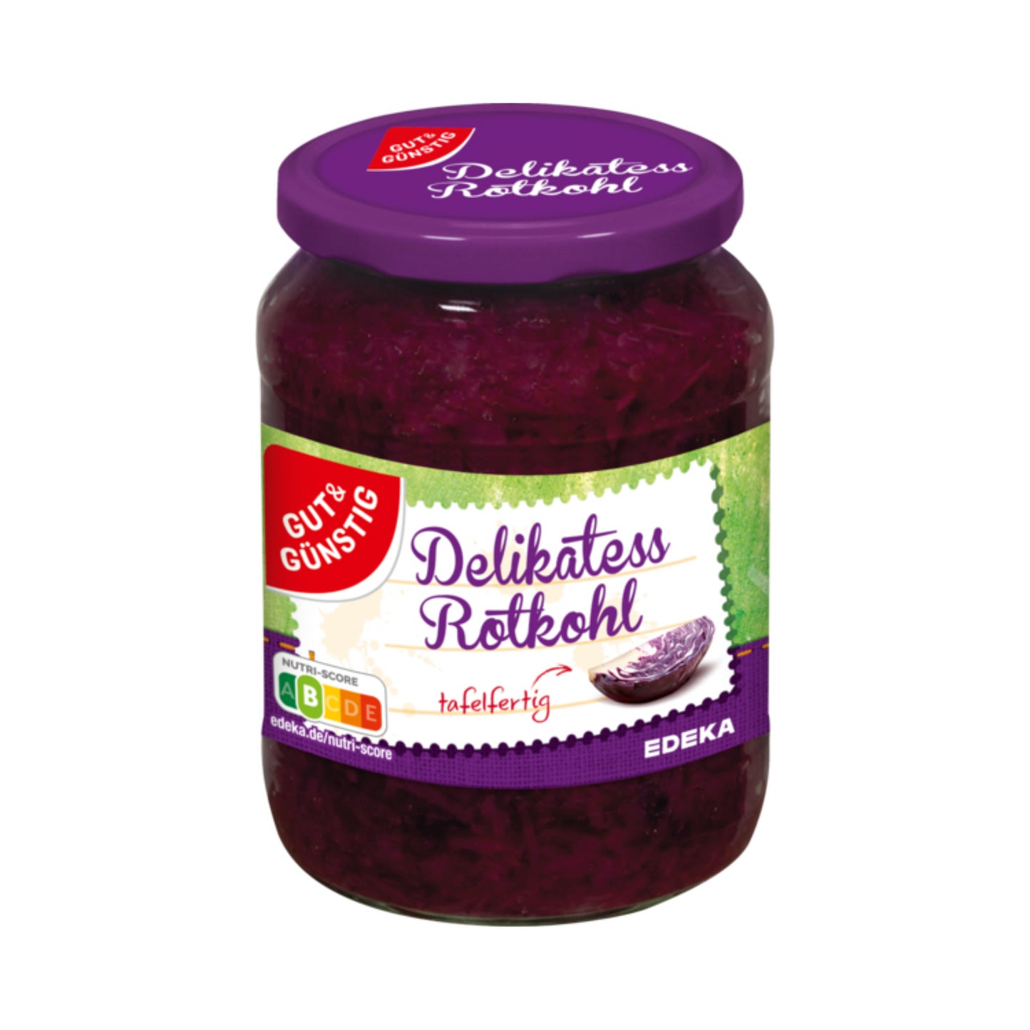 GUT&GÜNSTIG Delikatess Rotkohl 680g