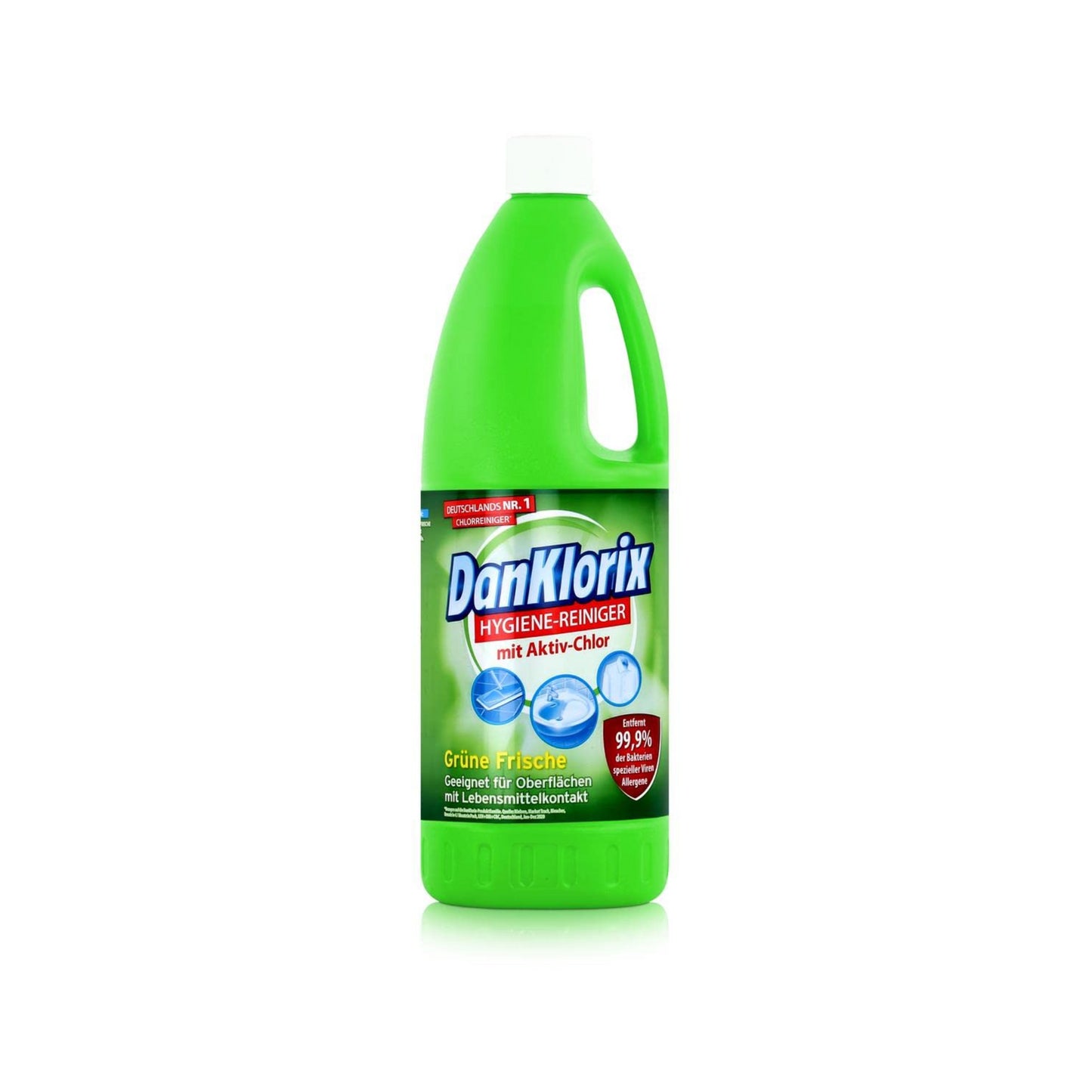Dan Klorix Hygiene Reiniger Grüne Frische 1,5l