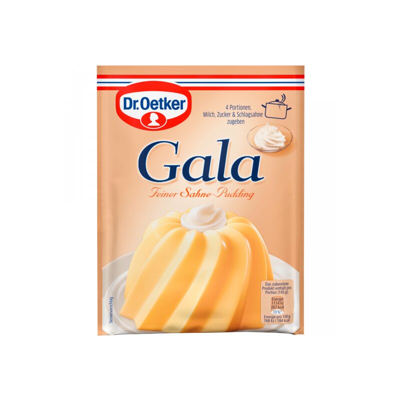 Dr.Oetker Gala Sahne Pudding für 3x500ml 3ST 120g