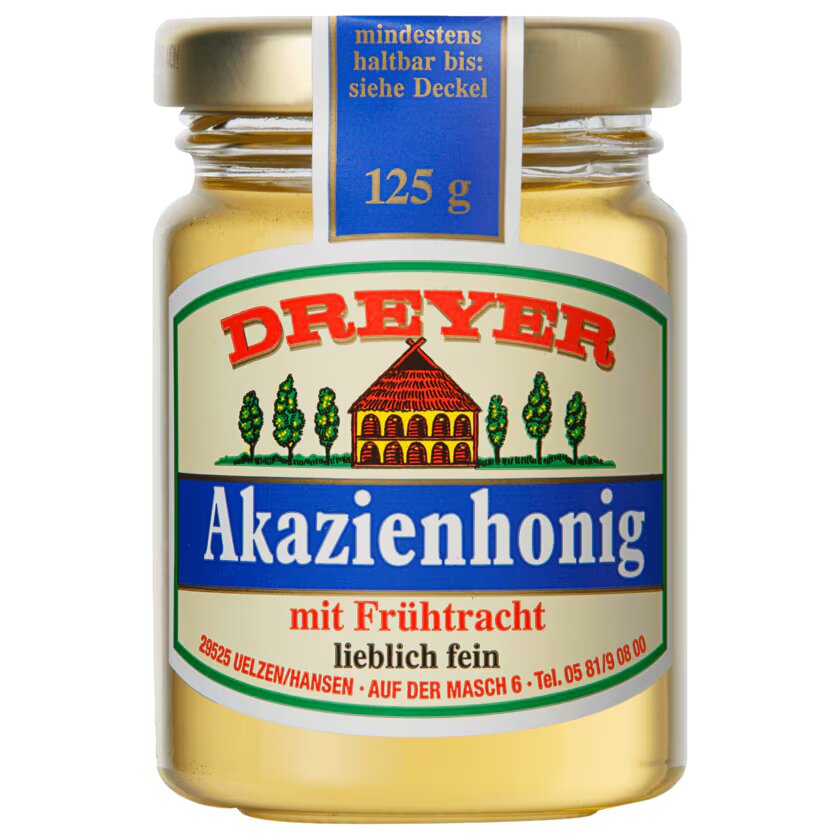 Dreyer Akazienhonig mit Frühtracht 125g