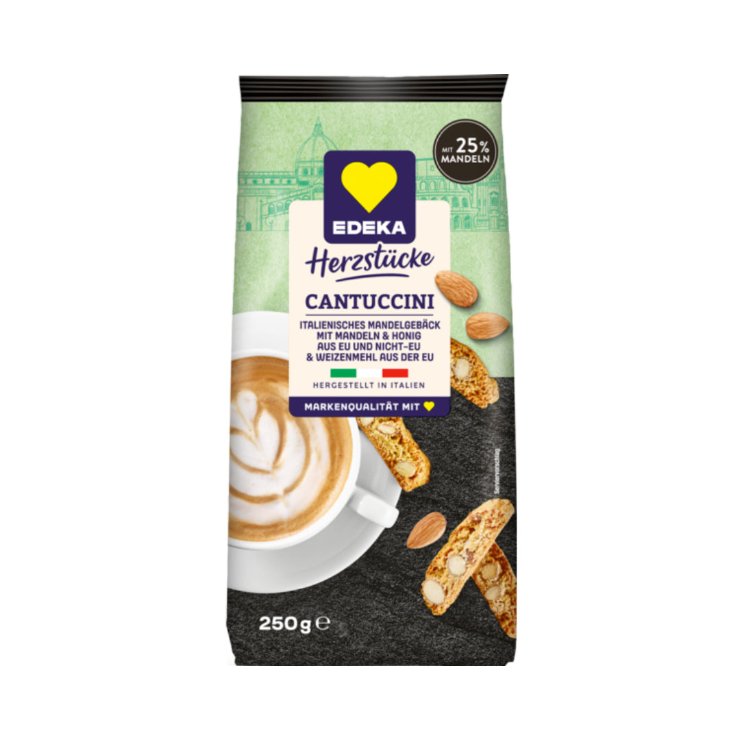 EDEKA Herzstücke Italienischer Cantuccini Deluxe mit 25% Mandelanteil 250g