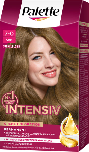 Palette Intensiv Creme Coloration Dunkelblond 7-0/500