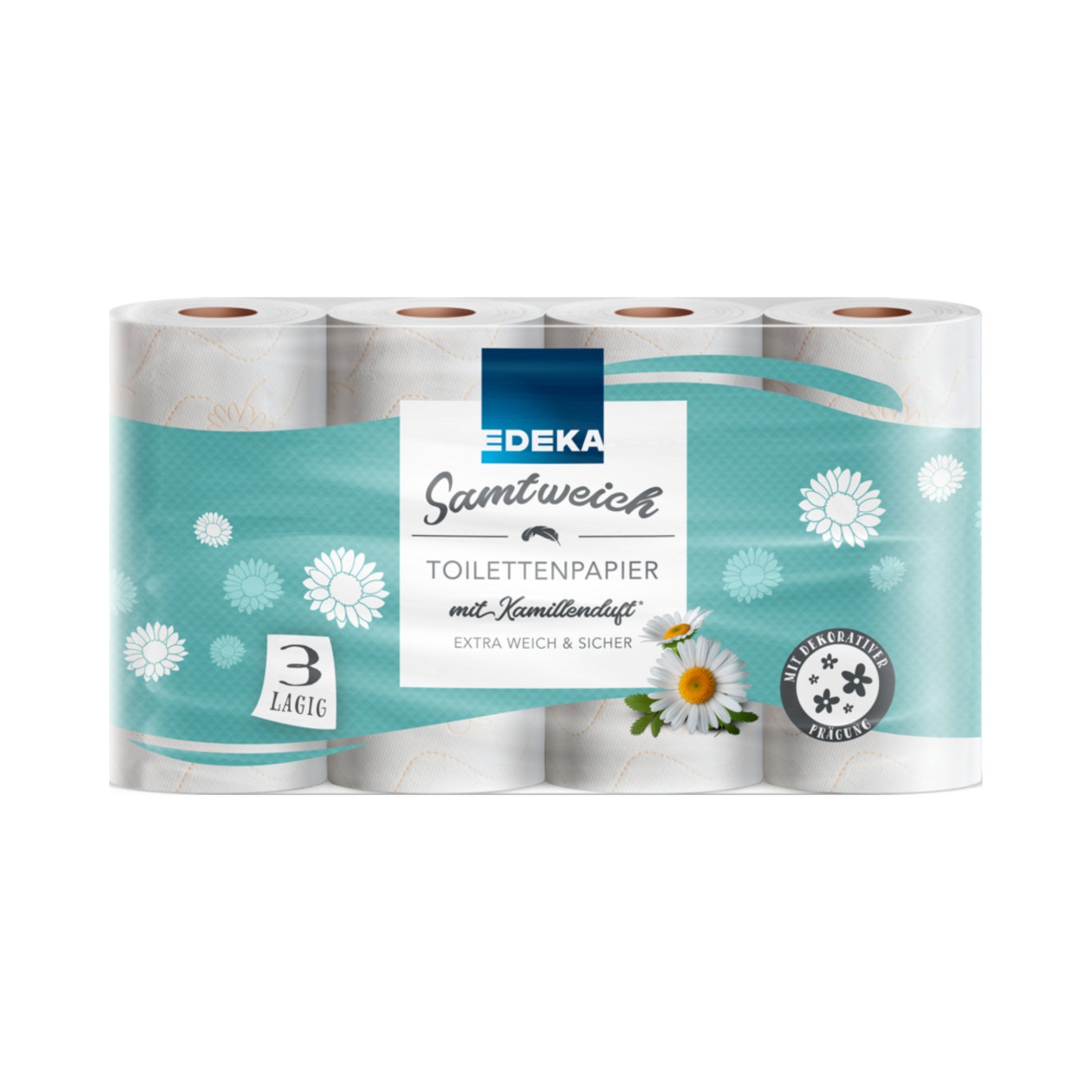 EDEKA Toilettenpapier Kamille 3-lagig 8x150BL