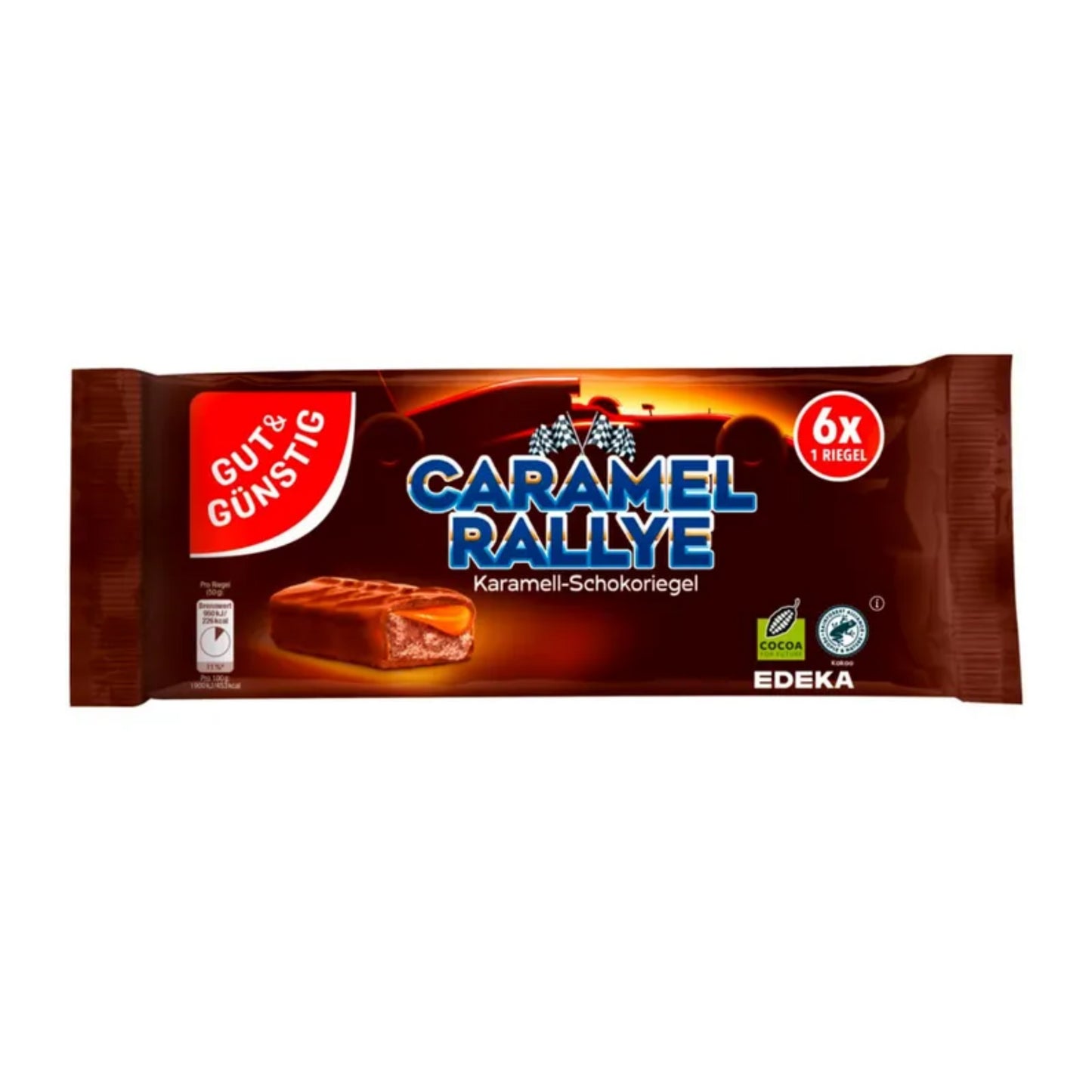 GUT&GÜNSTIG Multipack-Riegel Karamell 6x50g