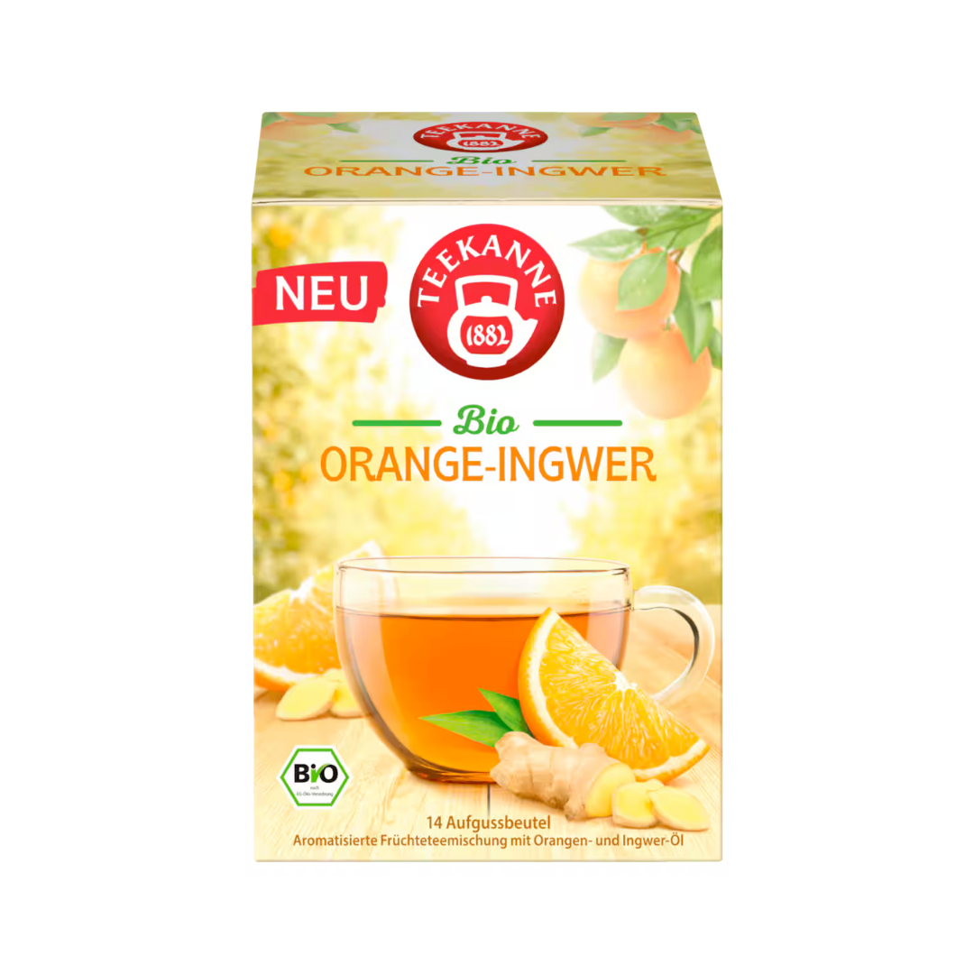 Bio Teekanne Orange Ingwer 14ST 31,5g