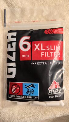 Gizeh Black XL Slim Filter 100ST