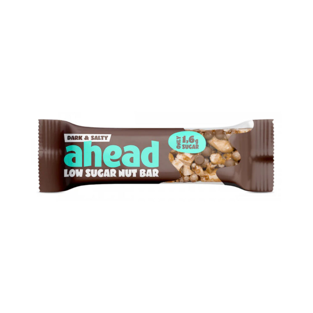 Ahead Dark and Salty Nut Bar less sugar 35g