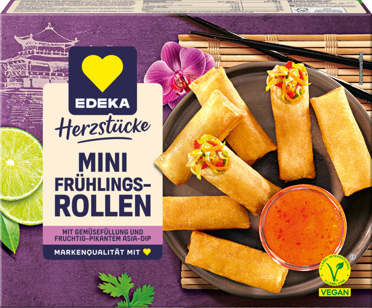 EDEKA Herzstücke Mini Frühlingsrollen mit Dip 280g