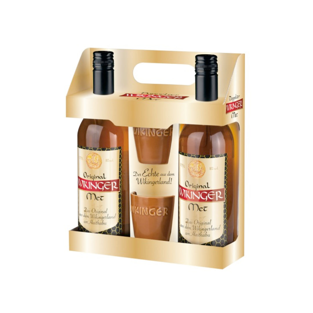 Doppelter Wikinger 2x0,75l + 2 Becher