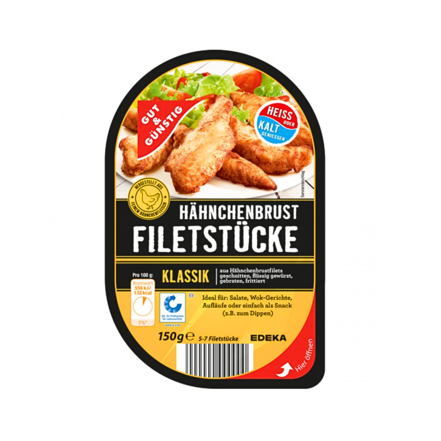 GUT&GÜNSTIG Hähnchenbrustfilet Klassik 150g QS ITW