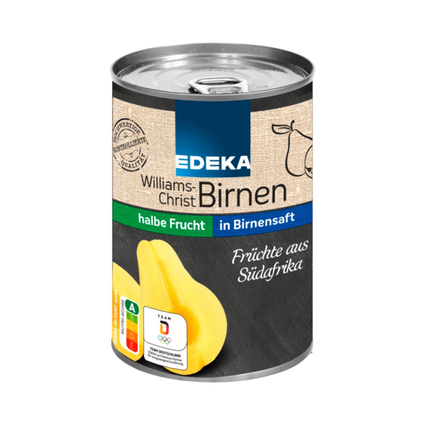 EDEKA Herzstücke Williams Christ Birnen in Birnensaft 410g