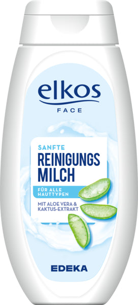 EDEKA elkos FACE Reinigungsmilch Aloe Vera 250ml