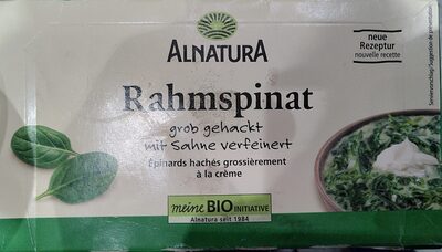 Bio Alnatura Rahmspinat 450g