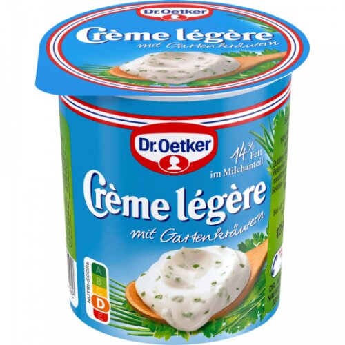 Dr.Oetker Creme legere Gartenkräuter 125g