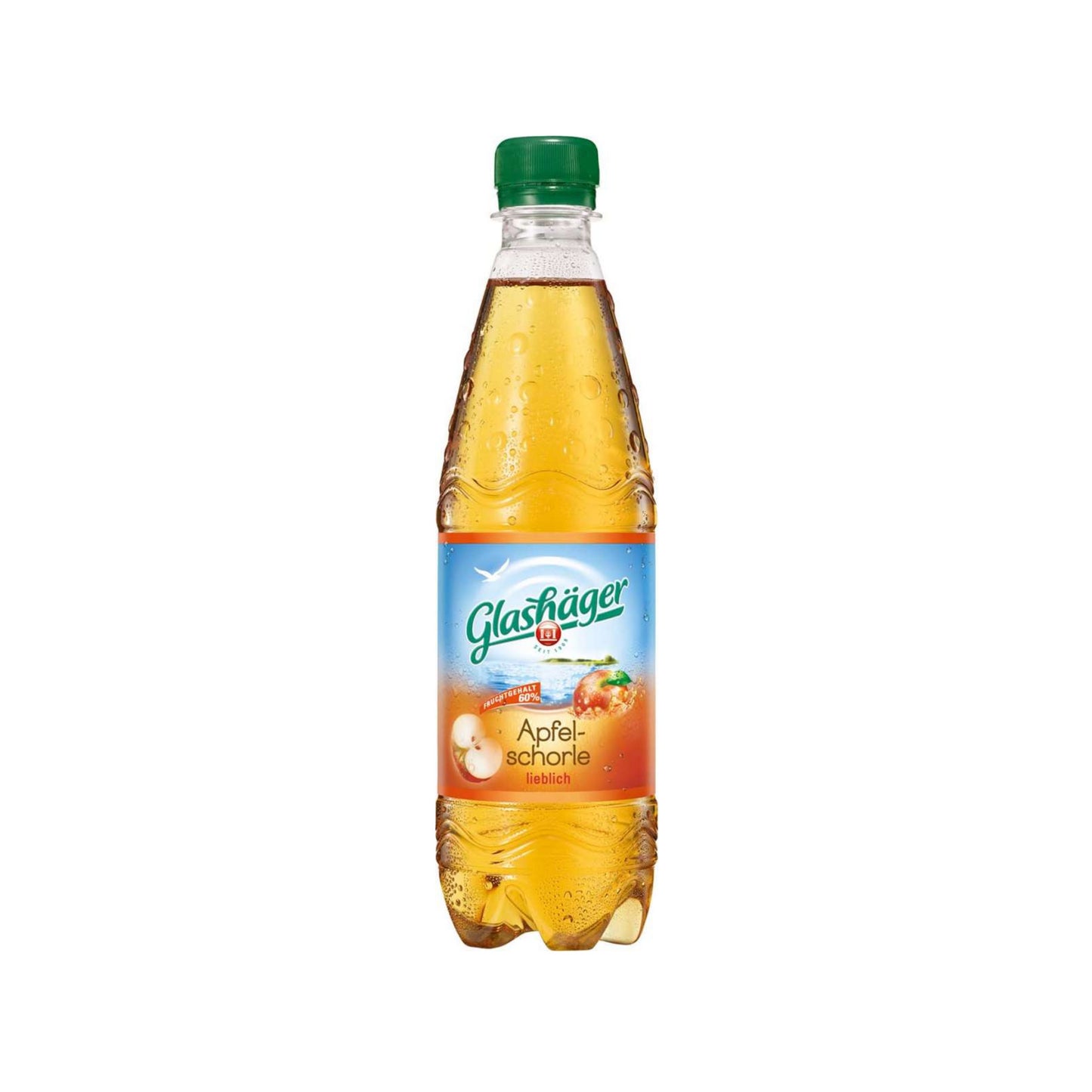 Glashäger Apfelschorle lieblich 0,5l DPG