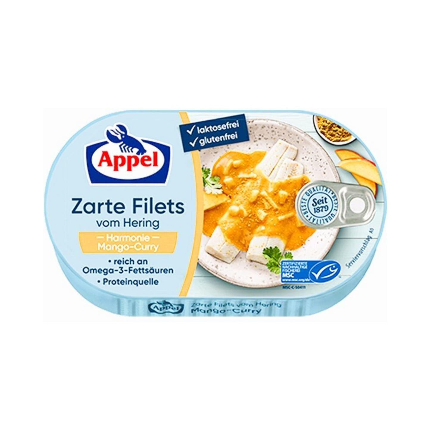 MSC Appel Heringsfilets Harmonie Mango-Curry 200g